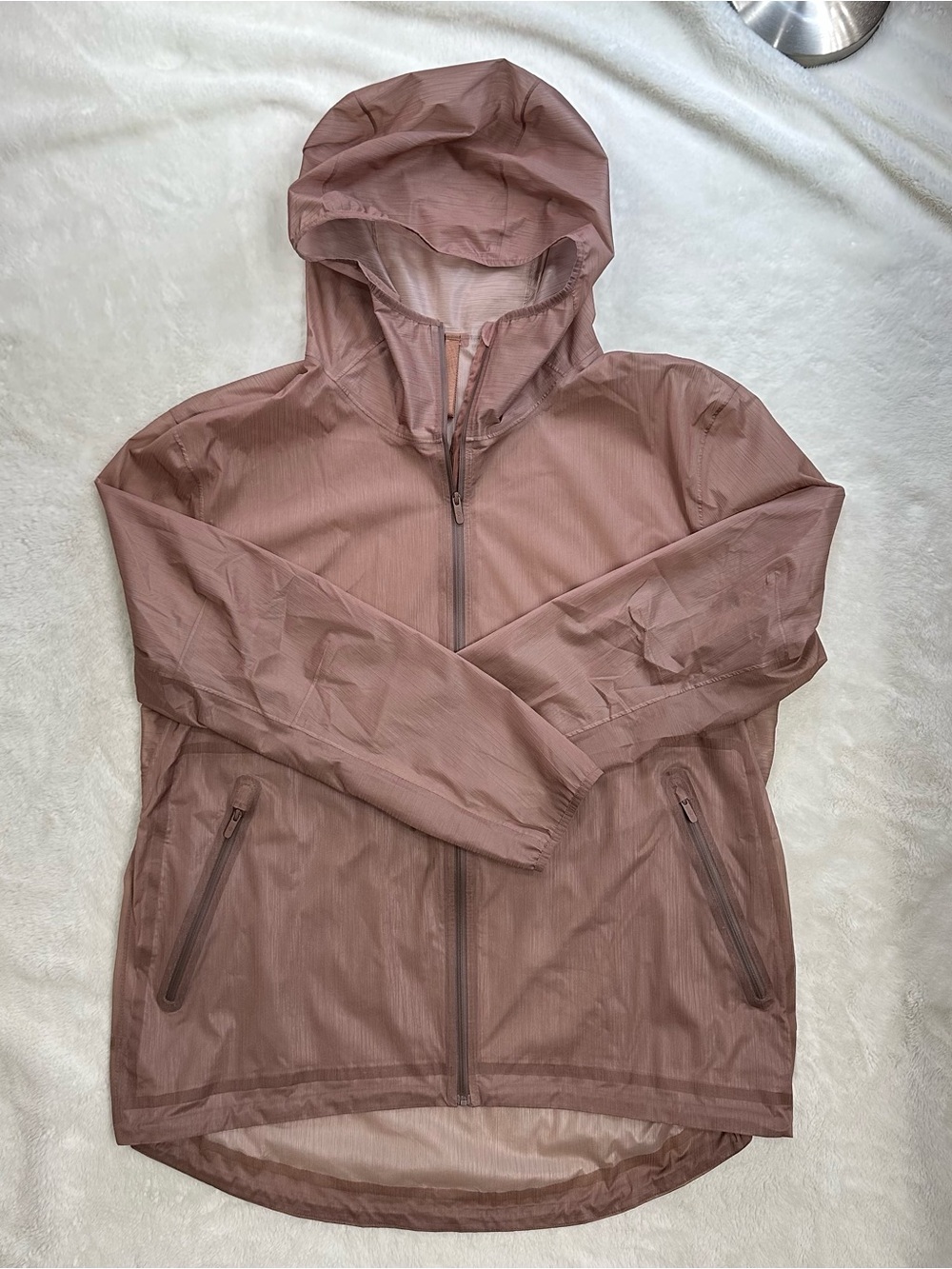 Lululemon Sheer Joy Jacket Spanish Oak Pink Size 12